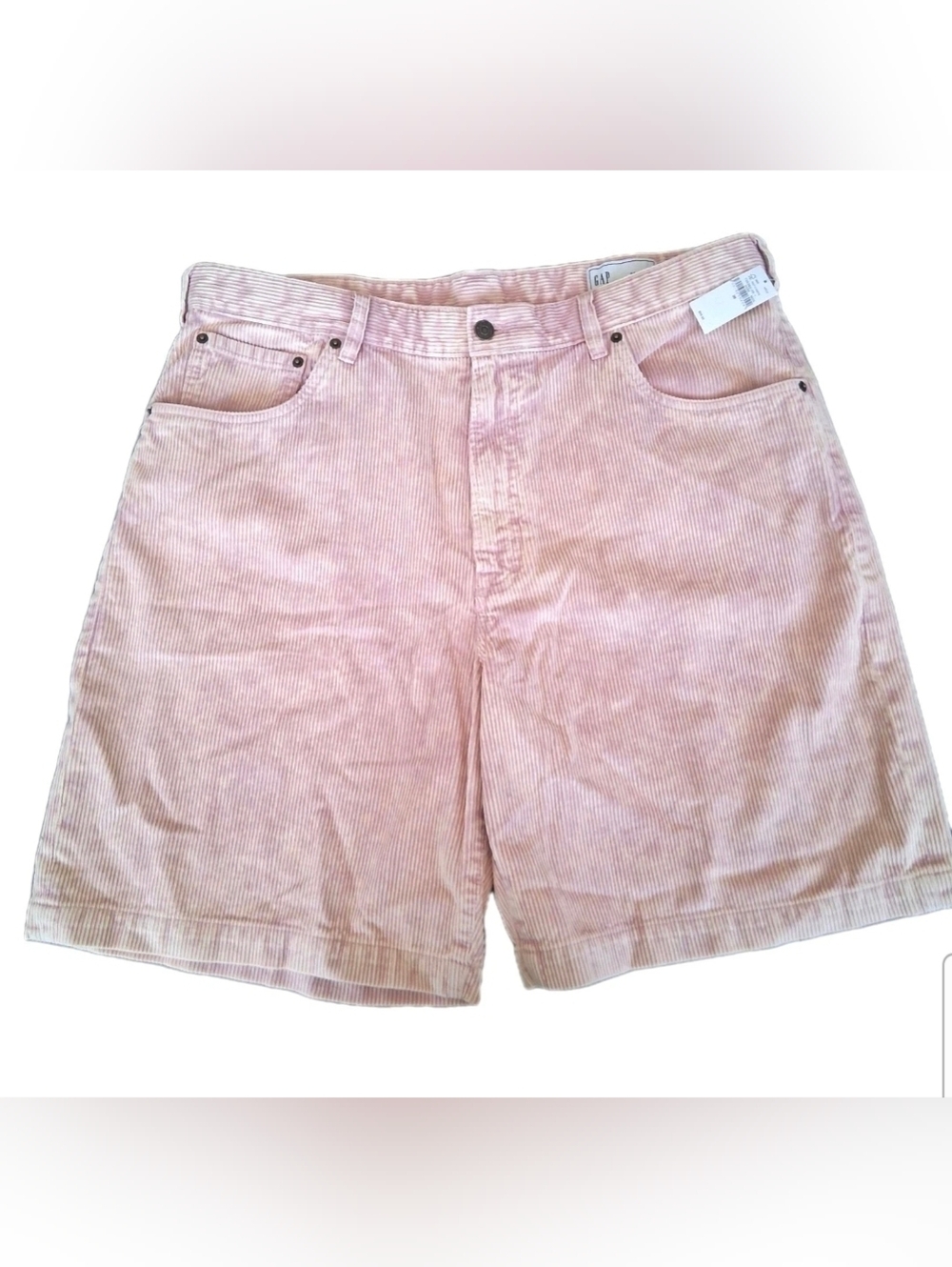 Gap Men's Shorts, Cordoroy, Pink/Spackled, Size 36 Waist - New